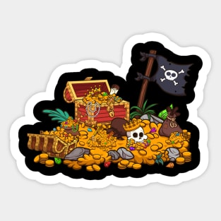 Cartoon Treasure Sticker